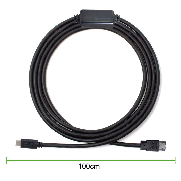 CY Kabel für USB-C Typ-C zur Stromversorgung über eSATA DC5V USB2.0 zu HDD SSD ODD eSATAp Disk Conve