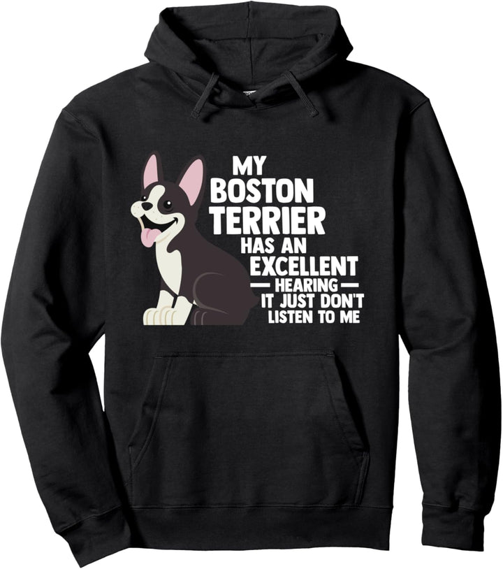 My Boston Terrier hat einen hervorragenden Border Collie Pullover Hoodie