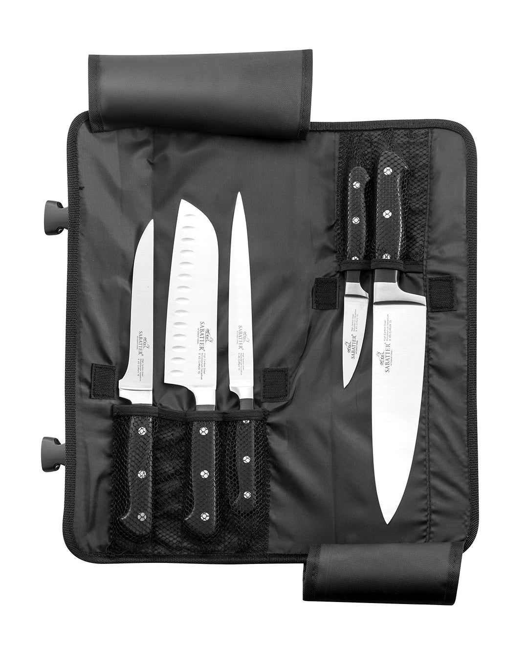 Sabatier Lion International Pluton Kochmesser-Set, Schälmesser, Ausbeinmesser, Santokumesser, Fileti