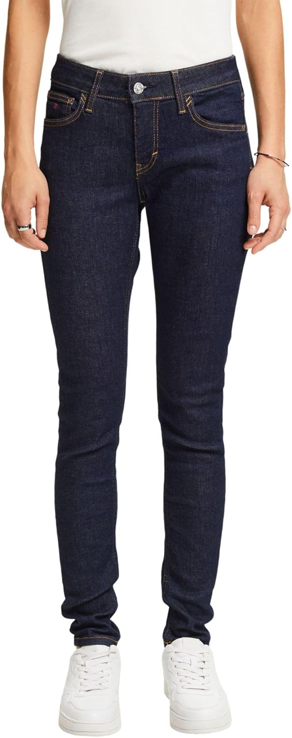 ESPRIT Damen Jeans 24W / 30L 900/Blue Rinse, 24W / 30L 900/Blue Rinse