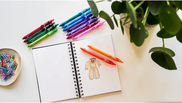 BIC Gel-ocity Quick Dry Gelschreiber, schnell trocknend Pack of 13 farblich sortiert farblich sortie