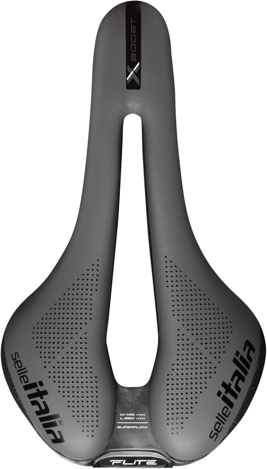 Selle Italia SELLEITA Flite Boost TI316 Superflow X-Cross Sattel: L3 Schwarz, L3 Schwarz