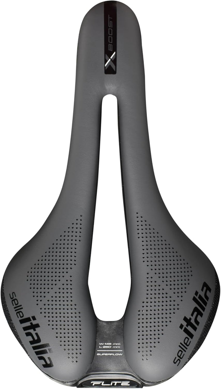 Selle Italia SELLEITA Flite Boost TI316 Superflow X-Cross Sattel: L3 Schwarz, L3 Schwarz