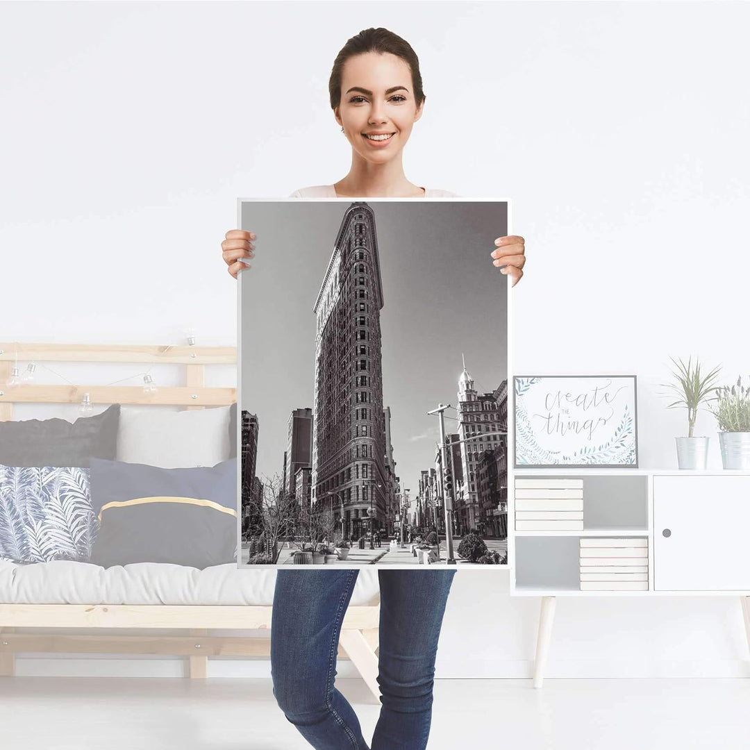 Kühlschrank Sticker I Dekoraufkleber für Kühlschranktür - Aufkleber Folie abwaschbar I Klebefolie Kü