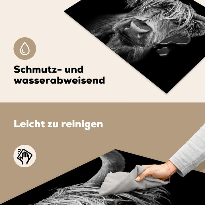 KitchenYeah© Herdabdeckplatte Einteilig Induktionsmatte Küche Abdeckung Ceranfeld Herd Abdeckplatte