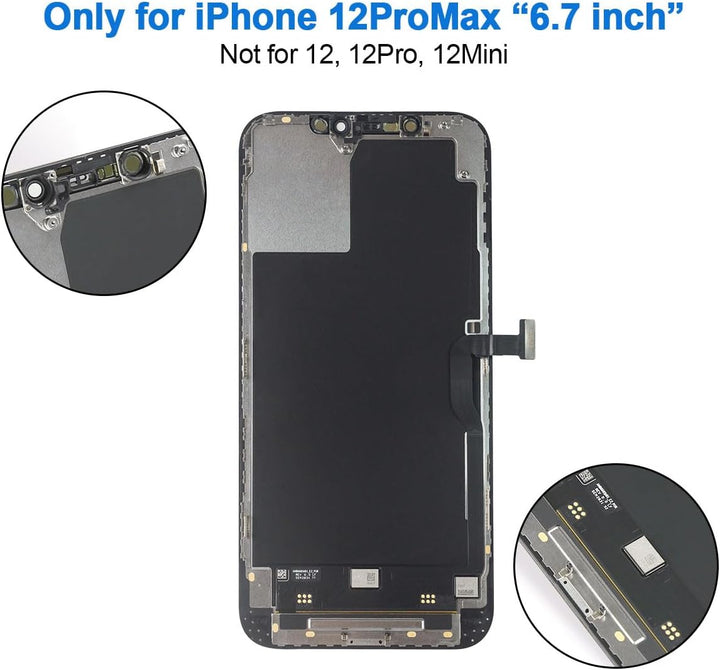 EFaith Ersatzbildschirm für iPhone 11, 6,1 Zoll (15,7 cm), Full HD LCD, Touchscreen, Digitizer Assem