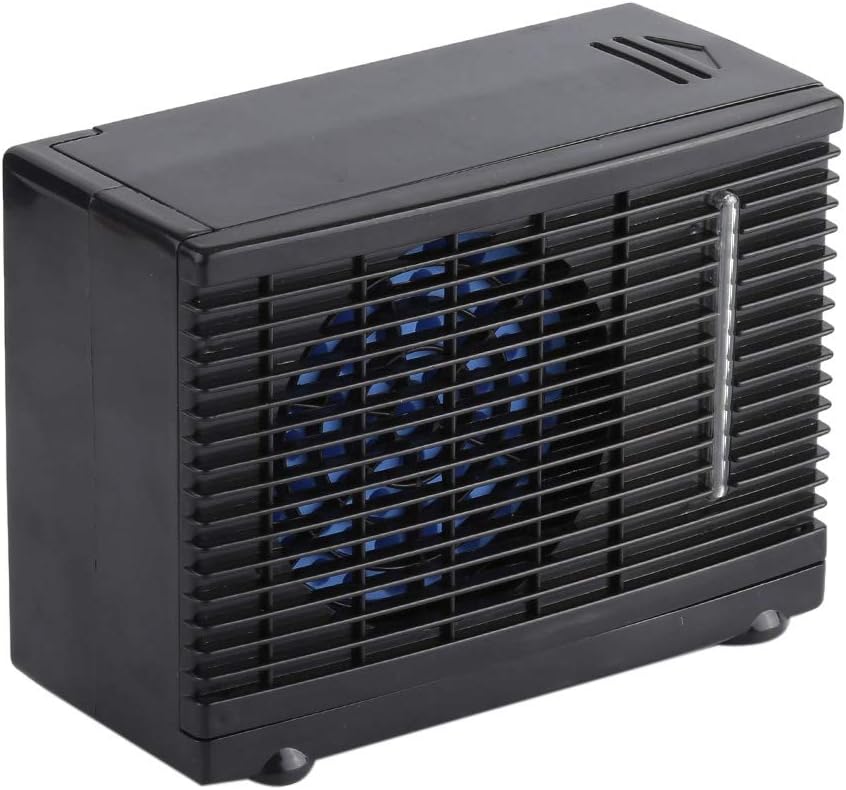 Tragbarer Mini-Luftkühler, 12V Verdunstungskühler Ventilator für Auto und LKW, Kompakter Luftbefeuch