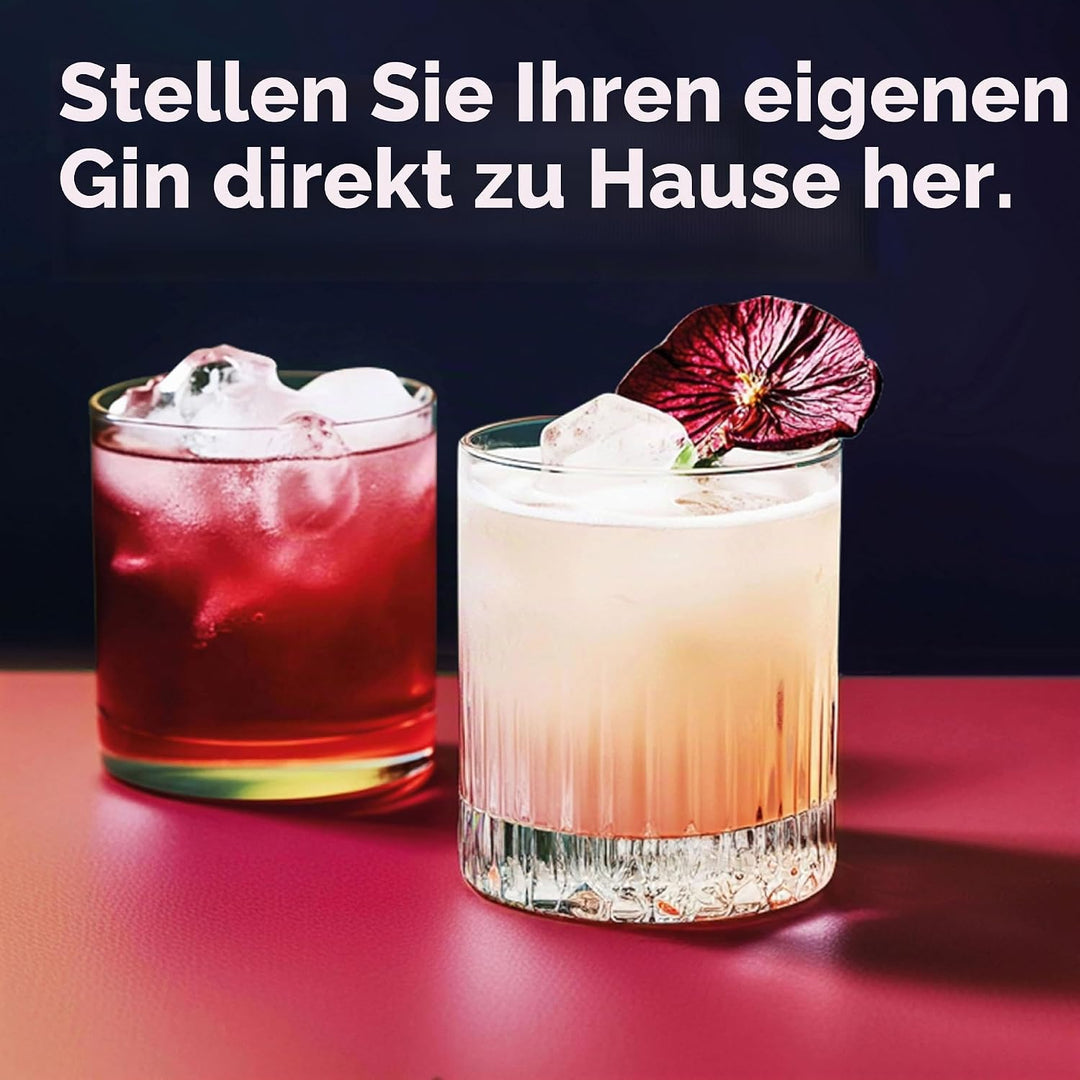 12 frische Gin-Botanicals | DO YOUR GIN bekannt aus Sat1, Vogue, Stern | hochwertige Gewürz-Gläser |