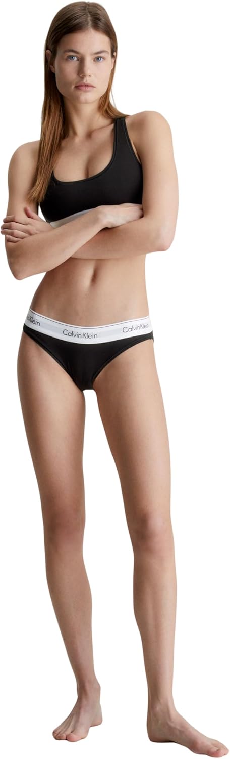 Calvin Klein Damen Slip Bikini Form Unterwäsche M Schwarz (Black), M Schwarz (Black)