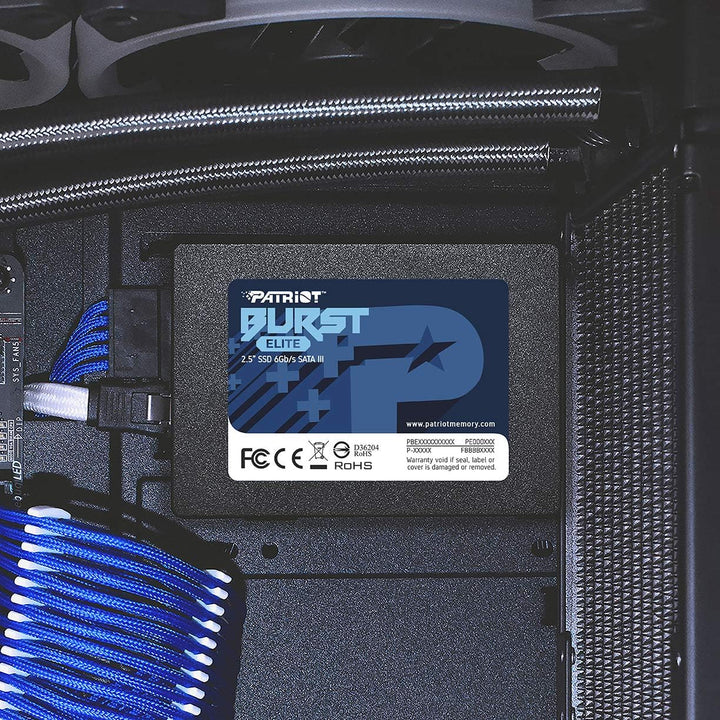 Patriot Burst Elite Interne SSD 1.9TB SATA 3 2,5 Zoll 1.92TB Single Unit Retail, 1.92TB Single Unit