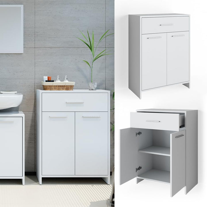 Vicco Midischrank Kiko, Weiss, 60 x 80 cm Weiss 60x80, Weiss 60x80
