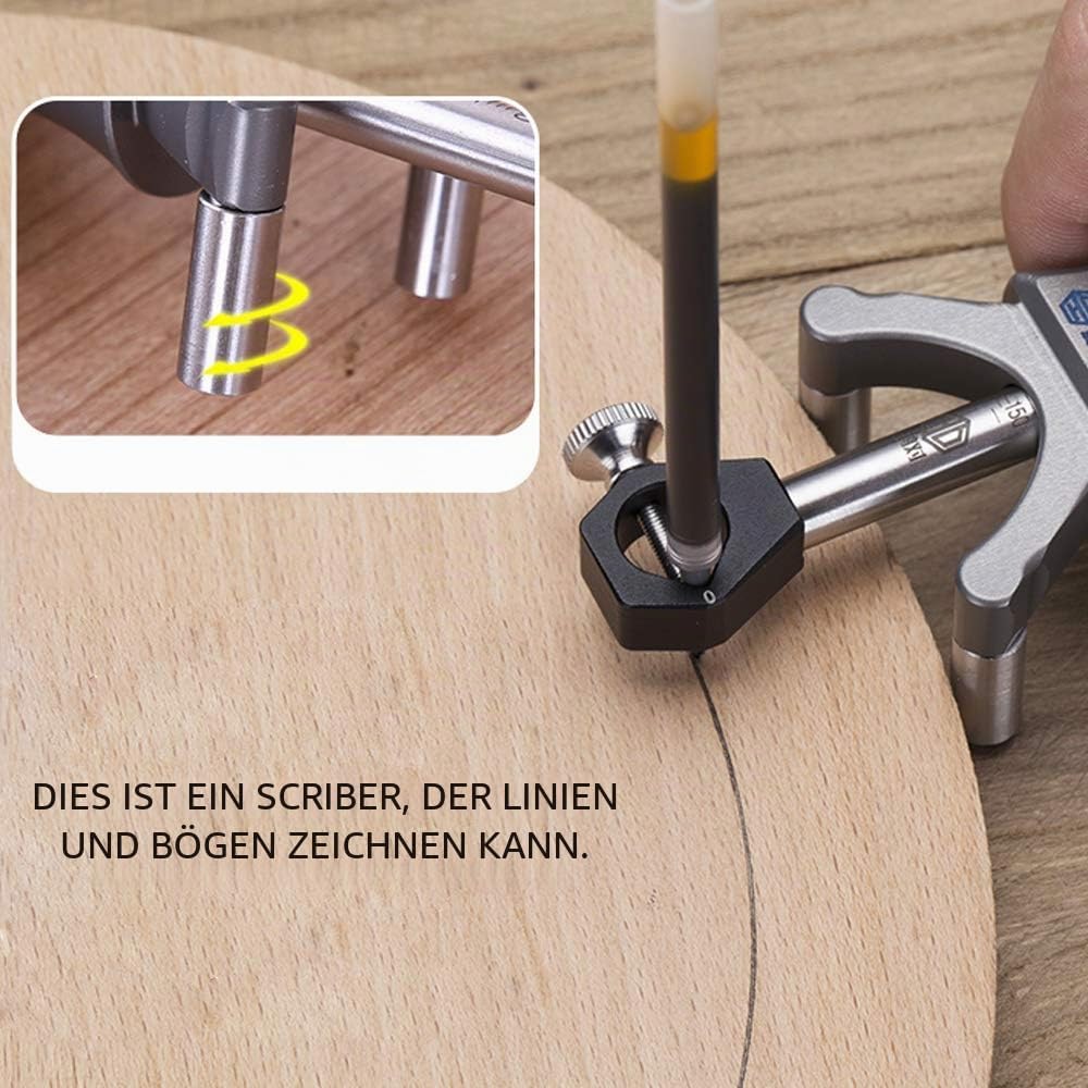 Vislone Anreisswerkzeug, DIY Holz Dual-Zweck Schreiber Werkzeuge Multifunktional Zeichnen von Linien