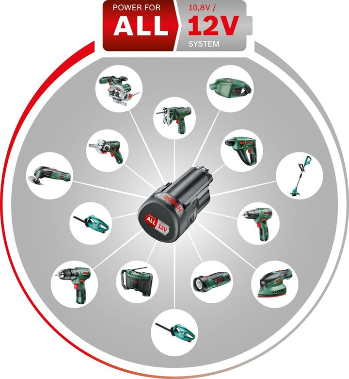 Bosch Akku Handstaubsauger EasyVac 12 (Akku 2,5 Ah, 12 Volt System, im Karton) EasyVac 12 Set | 1 Ak