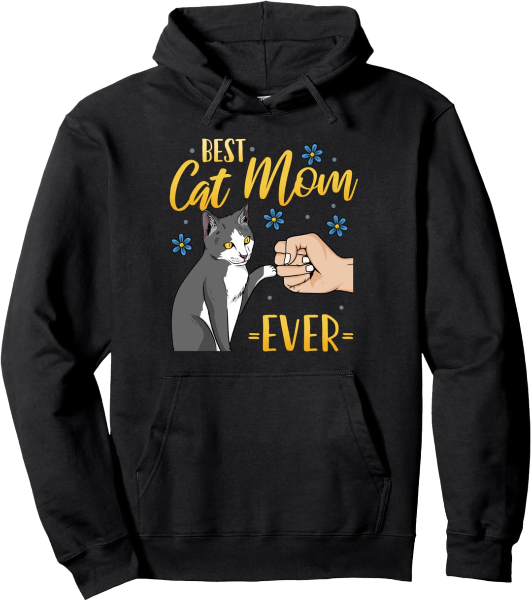 Katzen Katze Katzenmama Muttertag Pullover Hoodie