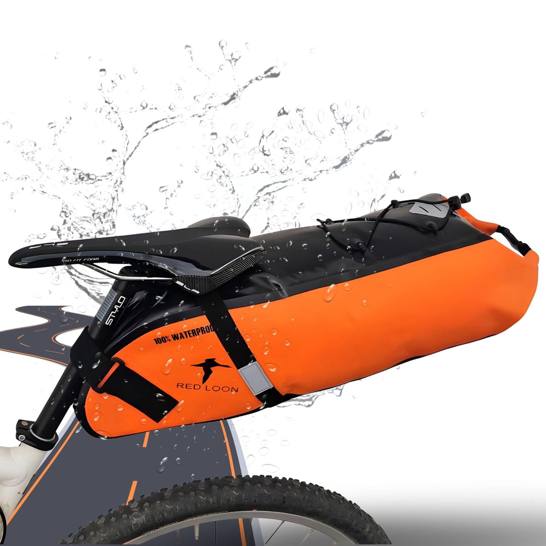 Red Loon Fahrrad Satteltasche Fahrradsitz Tasche Backloader Bike Packing - 15Ltr - wasserdicht reiss