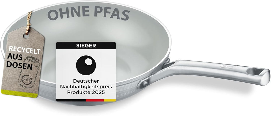 Berndes Wok b.free - Wokpfanne 28 cm – aus recyceltem Aluminium - allherdtauglich - Wok mit Antihaft