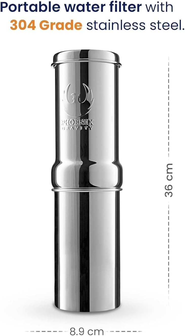 Phoenix Gravity 1 Liter tragbarer Wasserfilter 1 Litre, 1 Litre