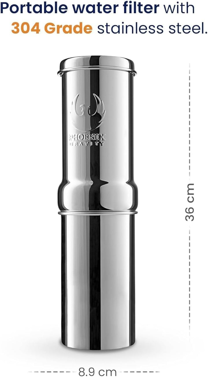 Phoenix Gravity 1 Liter tragbarer Wasserfilter 1 Litre, 1 Litre