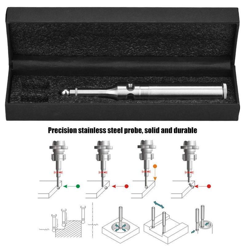 Samfox Electronic Optical Edge Finder, Präzision des Berührungspunktsensors mit LED und Piepton für