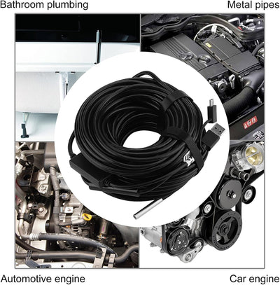 3 in 1 Inspektionskamer, 20 Meter 5,5 mm USB/Micro-USB/Typ-C-Endoskop mit 720P wasserdichter Kamera