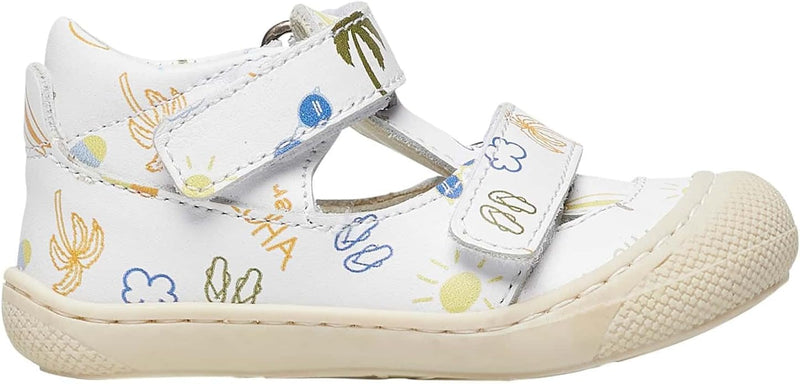 Naturino PUFFY-Halb geschlossene Sandalen 17 EU Weiss, 17 EU Weiss