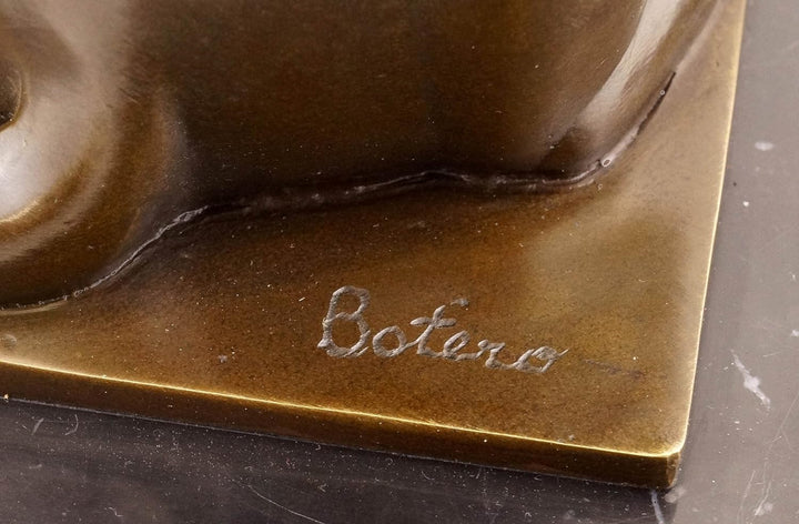 Kunst & Ambiente - Fernando Botero - Fat Cat/Fette Katze - Bronzeskulptur - signiert - Statuen onlin