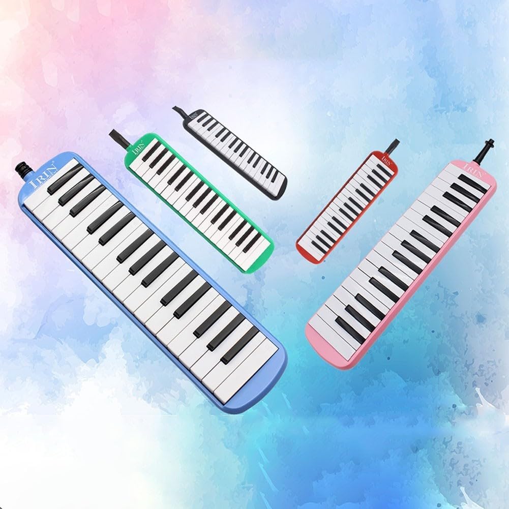 Melodica Keyboard-Bundle mit 32 Tasten, tragbares Instrument, ideal für Studenten, kommt mit weichem