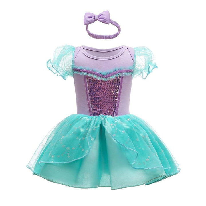 Lito Angels Minnie Mouse Kleid mit Stirnband für Baby Mädchen, Strampler Kostüm Verkleidung, Grösse