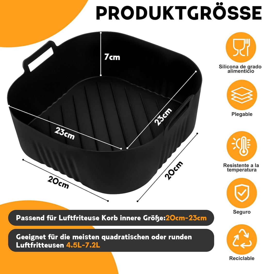 Heissluftfritteuse Zubehör für COSORI Turboblaze Zubehör 6L Airfryer XXL 5,5L 6,4L, Airfryer Zubehör