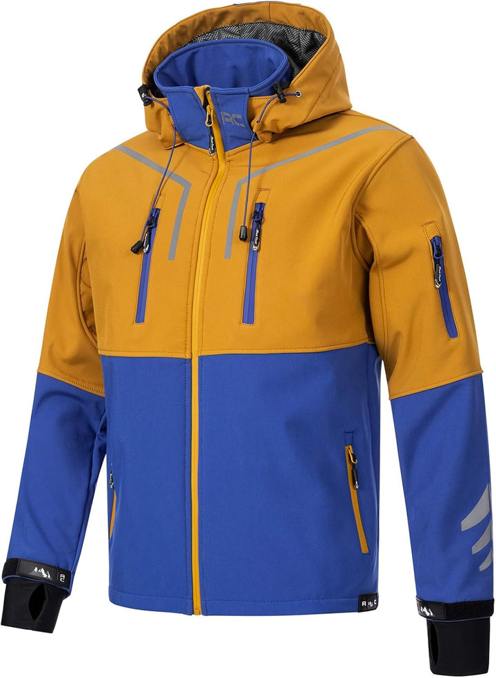 Rock Creek Herren Softshell Jacke Outdoor H-222 S Royalblau, S Royalblau