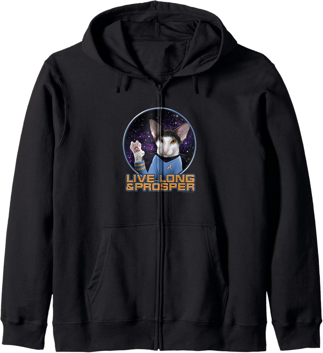 Star Trek Original Series Spock Cat Prosper Kapuzenjacke