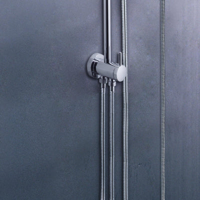 GROHE Rainshower 210 - Duschsystem mit Umstellung (Wandmontage, Antikalk-System, langlebige Oberfläc