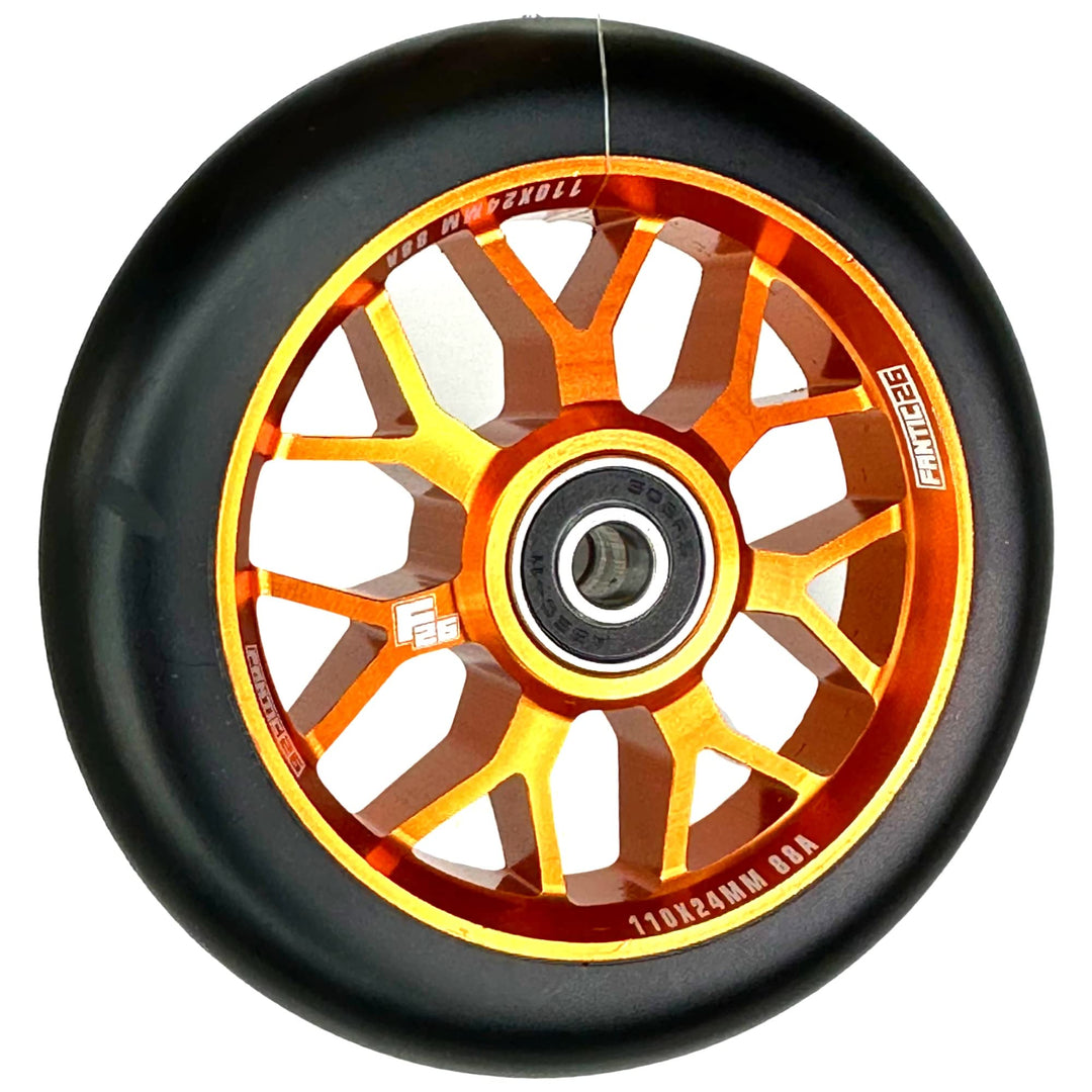 Fantic26 Spy7 Stunt Scooter Rolle I Trick I Tret I Kinder I Roller I Wheel I 110mm I ABEC 11 I Schne