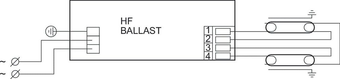 Elektronisches Vorschaltgerät 2x55/58W PHILIPS HF-B 158 258 TLD EII