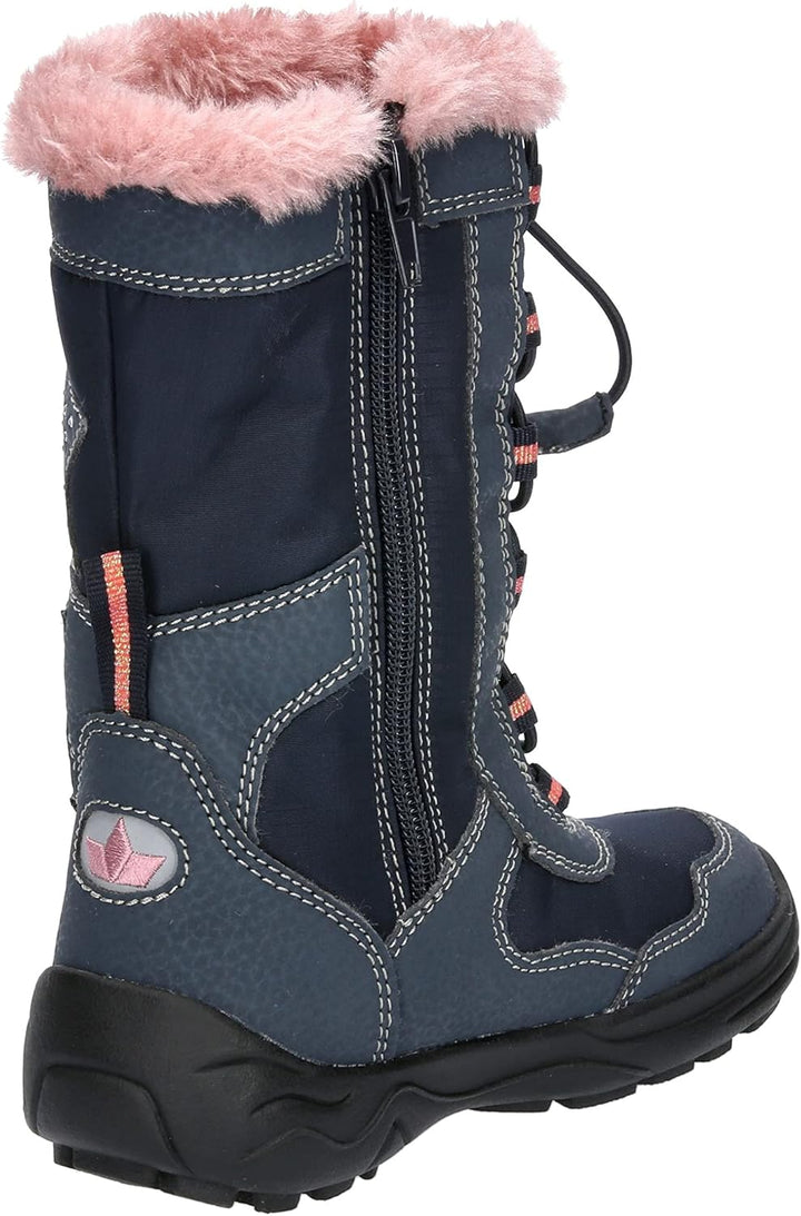 Lico Mädchen Cathrin Schneestiefel 41 EU Marine Rosa, 41 EU Marine Rosa