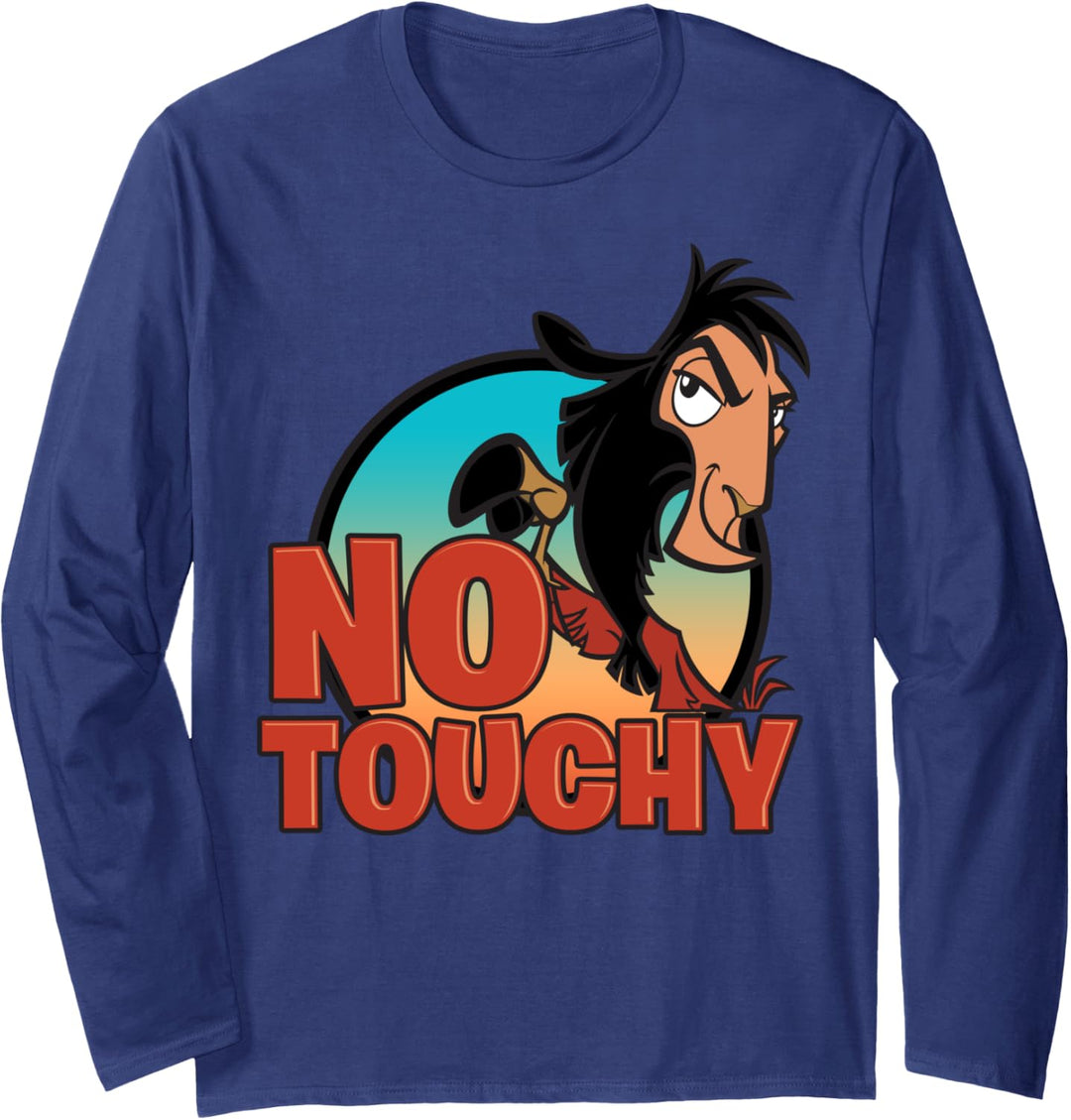Disney The Emperor's New Groove Kuzco No Touchy Circle Langarmshirt
