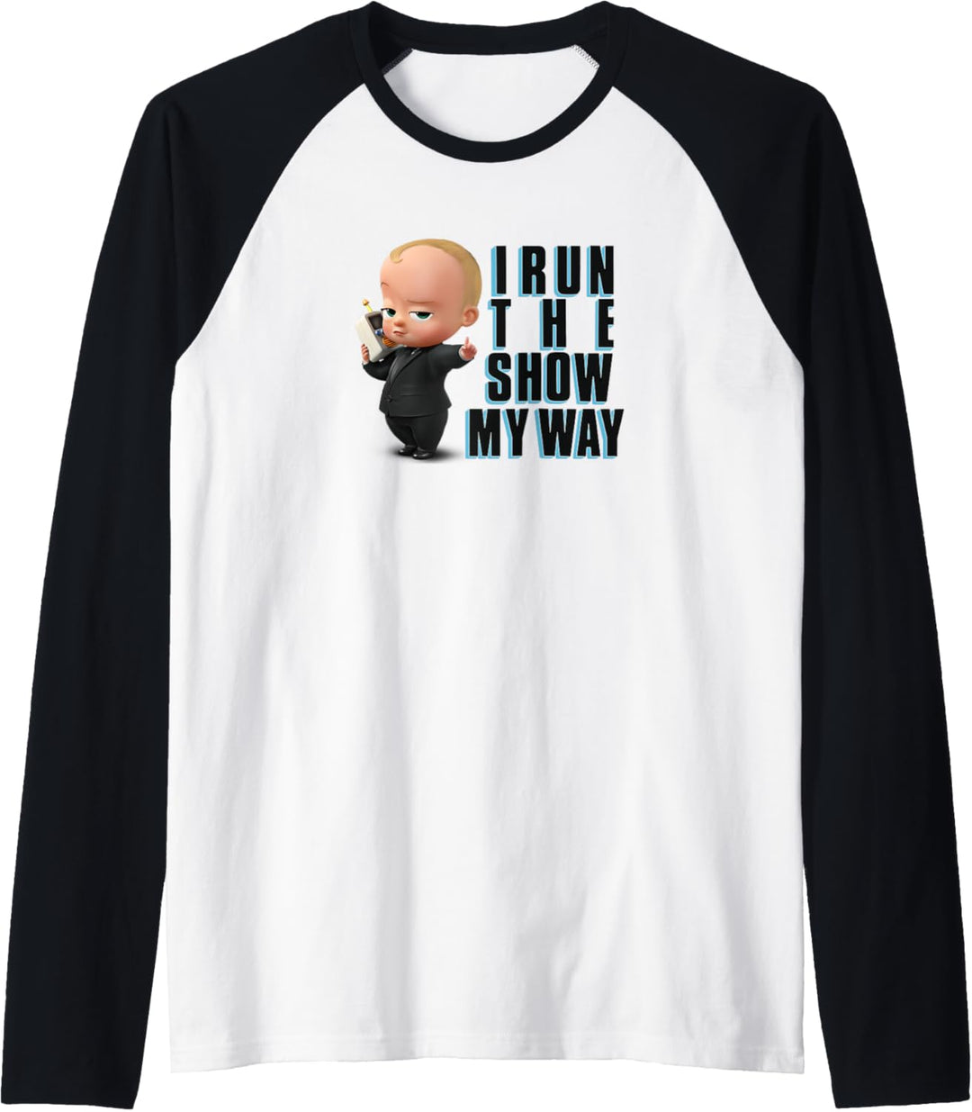 Boss Baby Führen Sie die Show durch Raglan