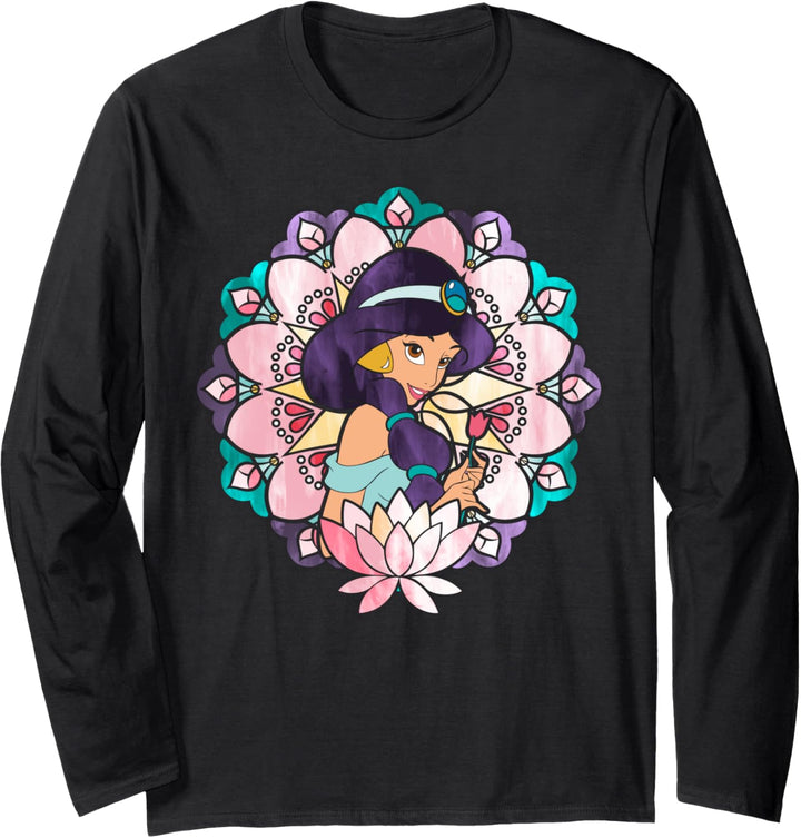 Disney Aladdin Jasmine Stained Glass Langarmshirt