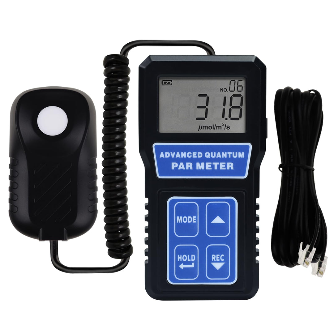 Handheld Digital Light Meter PAR Meter Photo Synthetic Active Radiation PPFD Tester for Plant Lighti