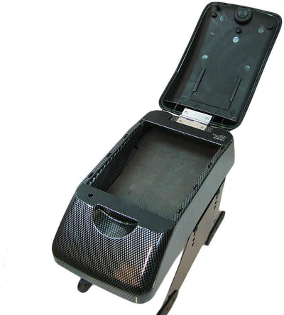 Mittelarmlehne Armlehne Universal Konsole Mittelkonsole Kunstleder Aufbewahrungsbox Carbon A B C G H