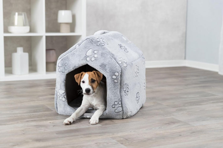 TRIXIE Höhle Jimmy Soft - hellgrau 40 × 45 × 40 cm, hellgrau 40 × 45 × 40 cm