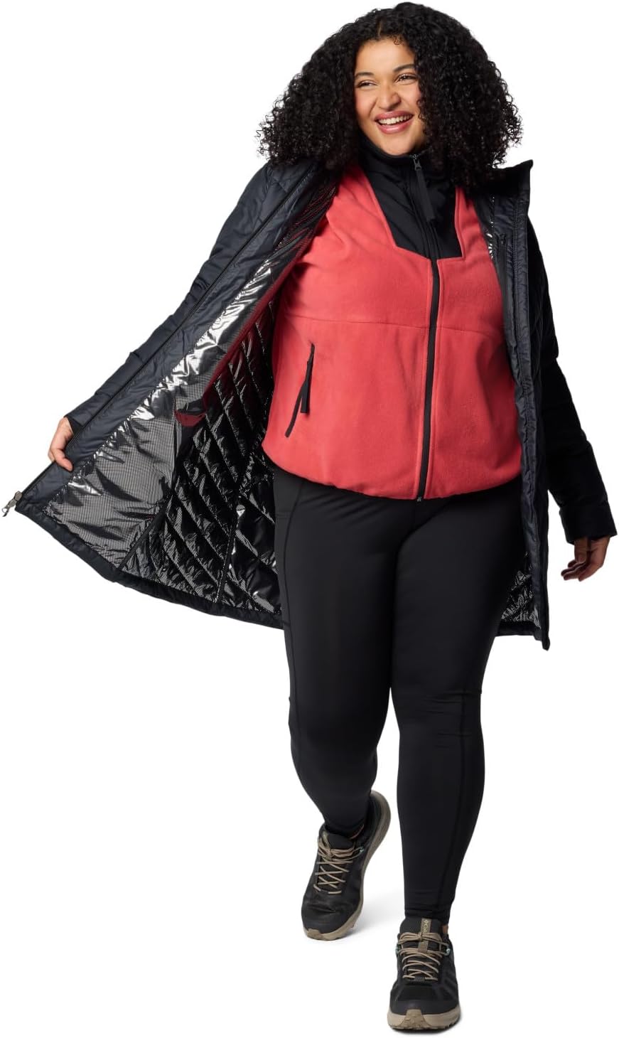 Columbia Damen First Generation Heavenly Long Hooded Jacket Heavenly Long Hooded Jacket (1er Pack) X