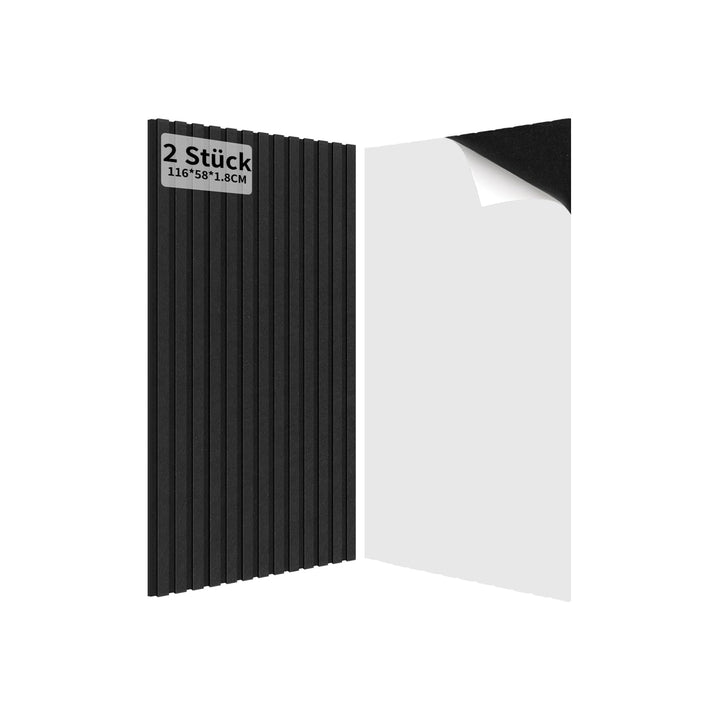 Gross Akustikpaneele Selbstklebend 116x58x1,8cm, 2 Stück Wandpaneele aus Schallschutzplatten, 1,35㎡