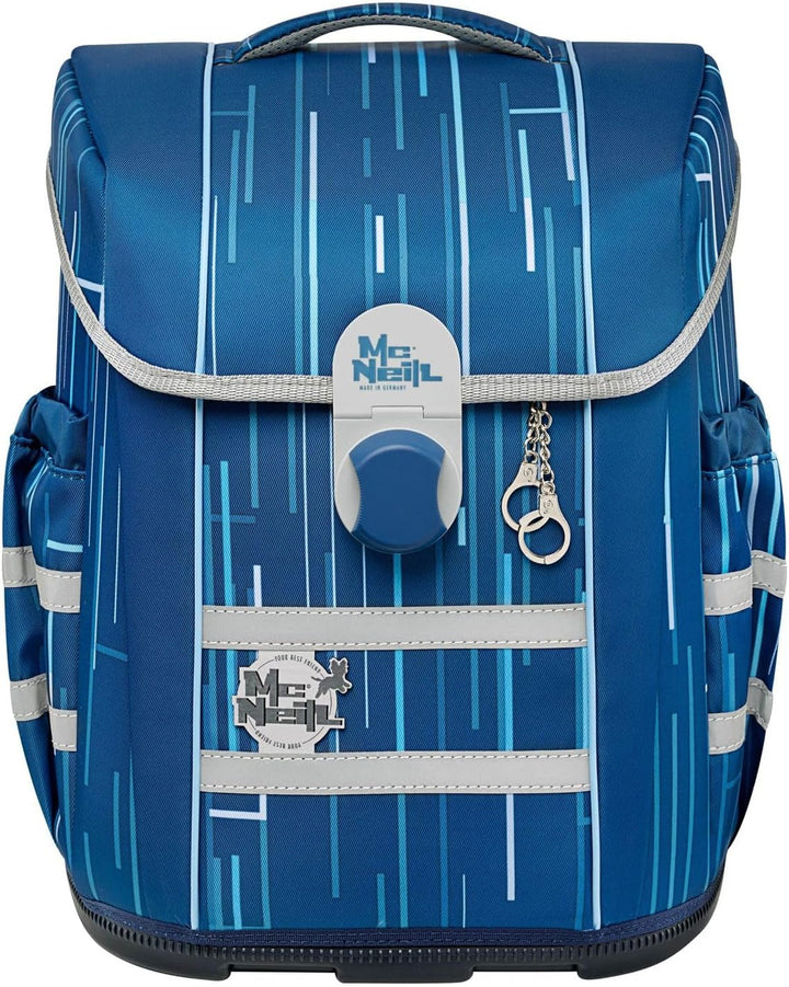 Thorka GmbH McNeill Mac2 Ranzen Set 5teilig NEW POLICE, Blau