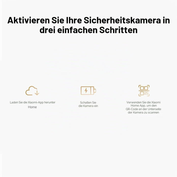 XIAOMI C301 Überwachungskamera Innen WLAN 360°, 2K-Auflösung, Schutz der Privatsphäre, Farb-Nachtsic