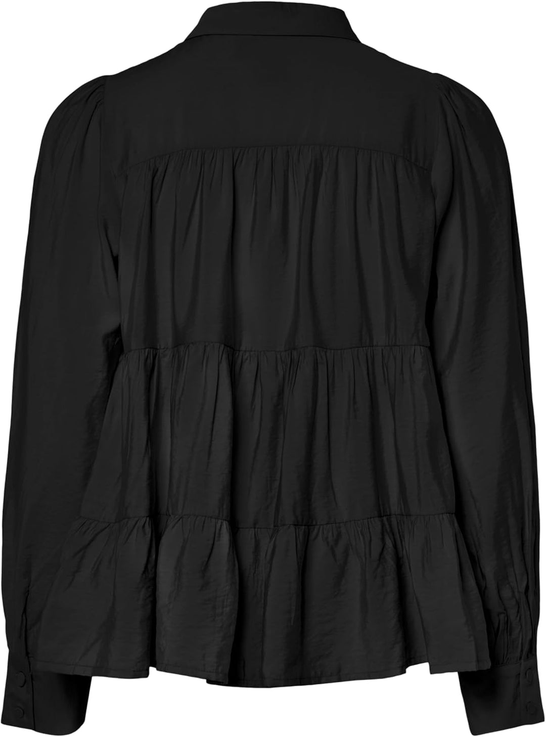 Y.A.S Damen Yaspala Ls Shirt S. Noos Hemd/Bluse M Schwarz, M Schwarz