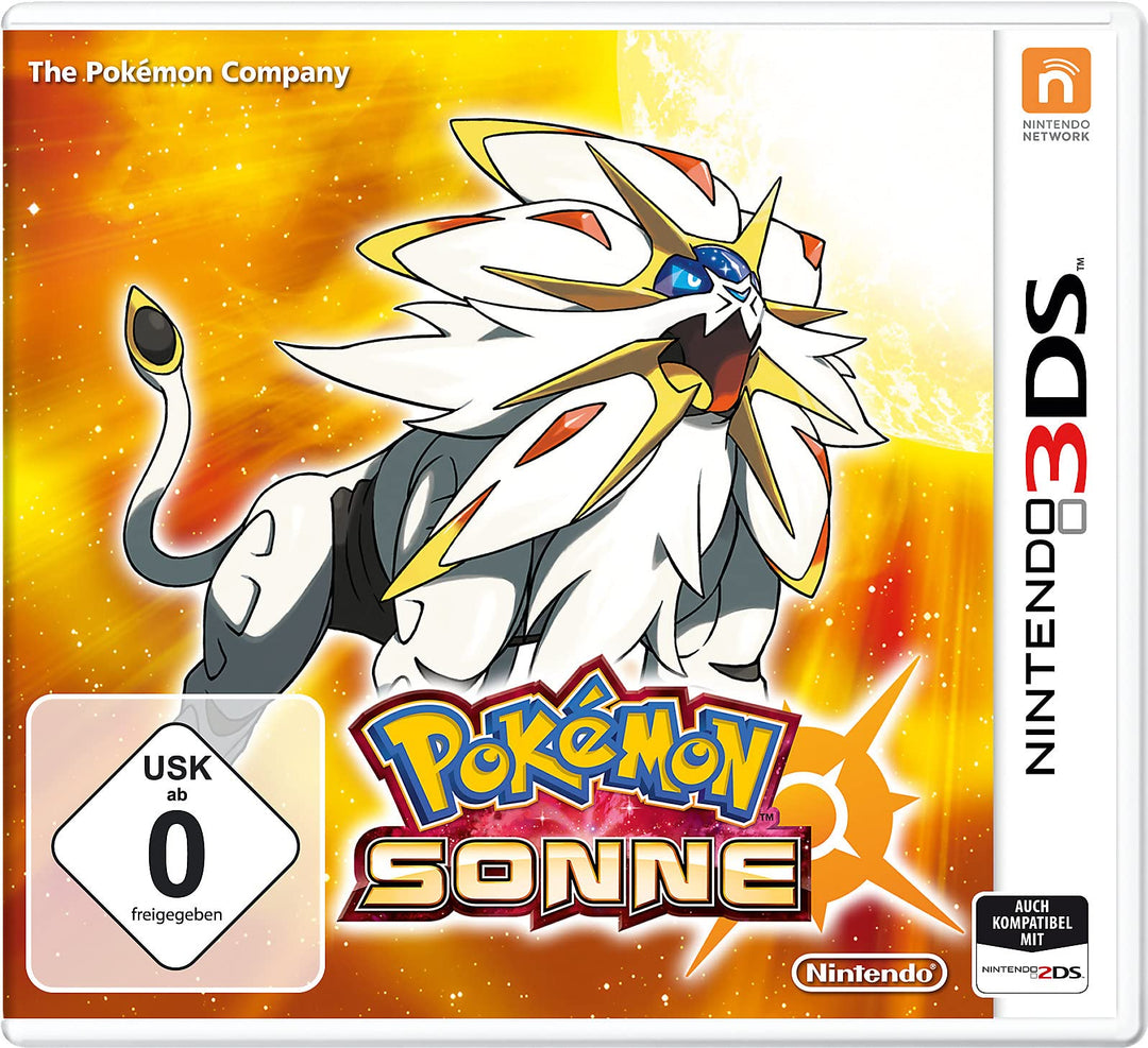 Pokémon Sonne - [3DS] Nintendo 3DS Sonne, Nintendo 3DS Sonne