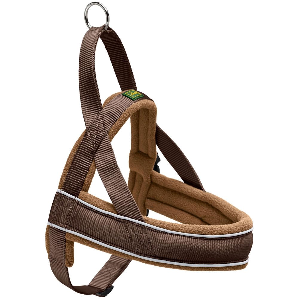 HUNTER RACING Norwegergeschirr, M-L, 60-75 cm, braun/cognac 60-75 cm braun/cognac, 60-75 cm braun/co