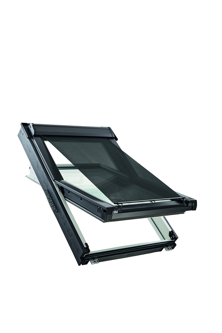Original Roto Aussenrollo Screen ZAR Aussenmarkise Sonnenschutz &amp; Hitzeschutz Bei offenem Fenster vo