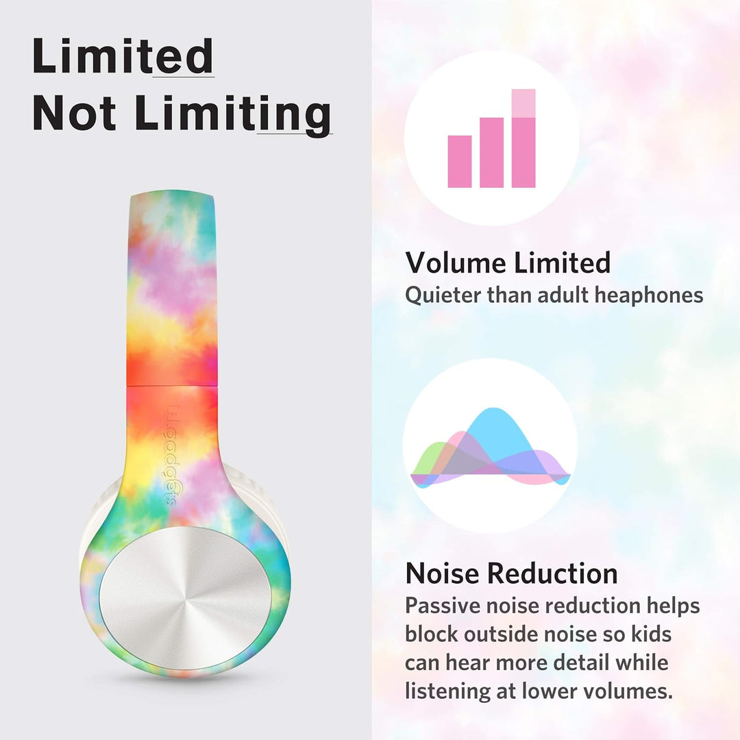 LilGadgets Connect+ Pro Schulkopfhörer für Mädchen sind EIN faltbares Over-Ear-Headset mit einem Inl